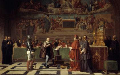 Galileo Galilei before the Holy Office
